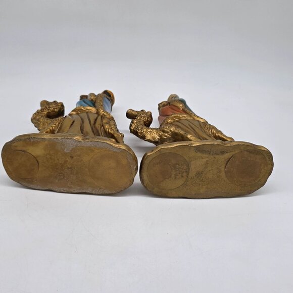 Vintage Wise Men on Camel Christmas Figurine Candle Holder Handmade MCM - Picture 9 of 9